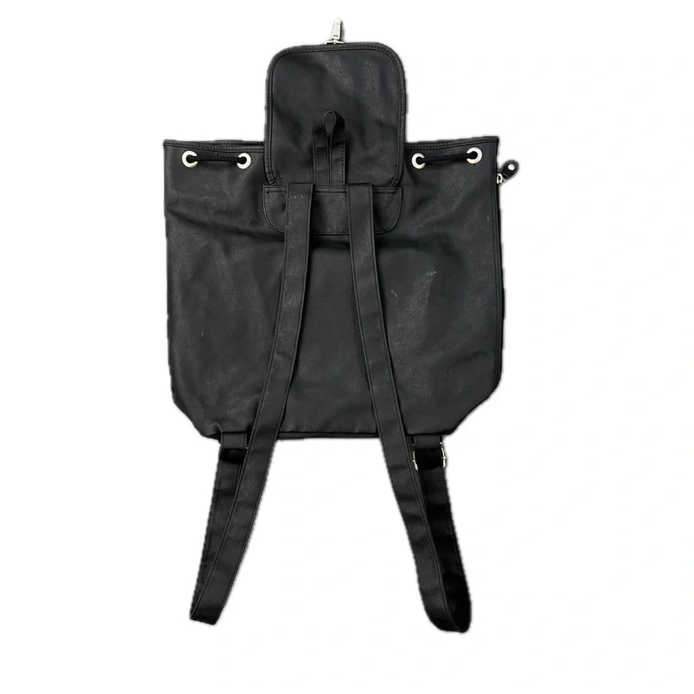 PLANET HOLLYWOOD Embroidered Leather Backpack